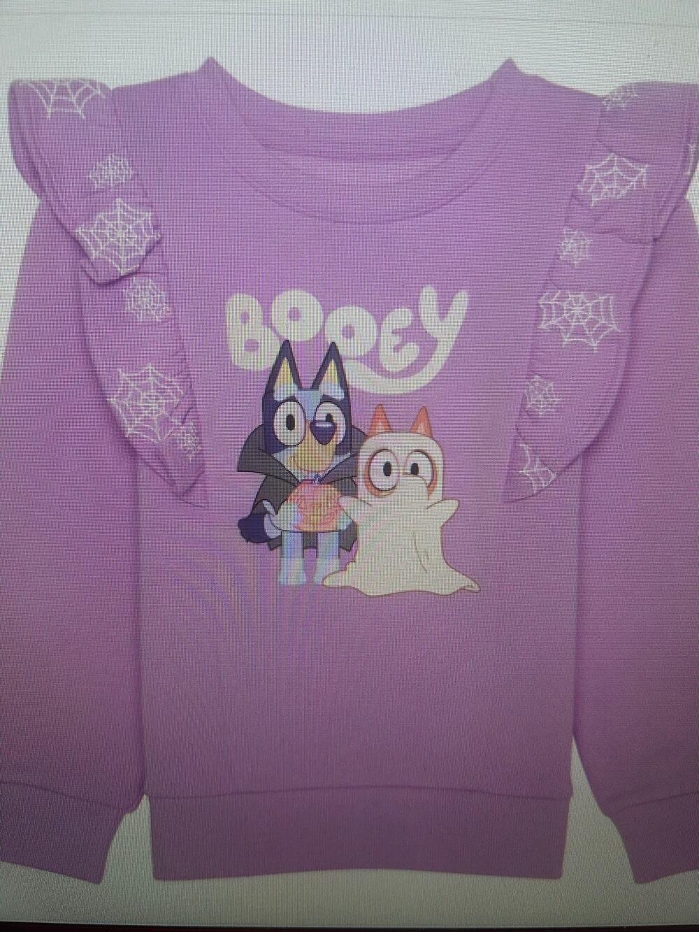 NWT Bluey Booey pullover glow in the dark Halloween 5